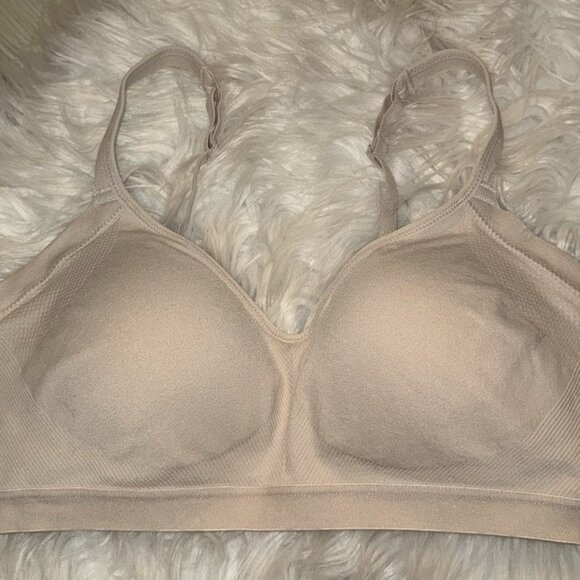 Warners RM3911W Blissful Benefits Underarm Smoothing Bra Womens M Medium Beige - Picture 3 of 6